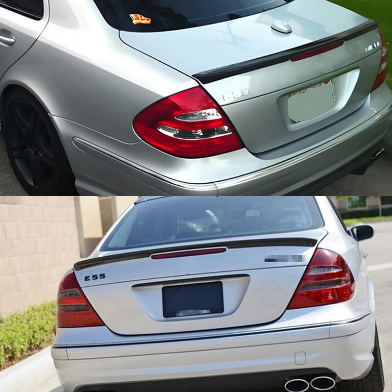 Rear Trunk Spoiler Wing For Mercedes Benz W211 E-Class Sedan 2003-09 Gloss Black - Изображение 2 из 4