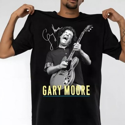 New Gary Moore Tour signature Gift For Fans Unisex S-5XL Shirt BL1323
