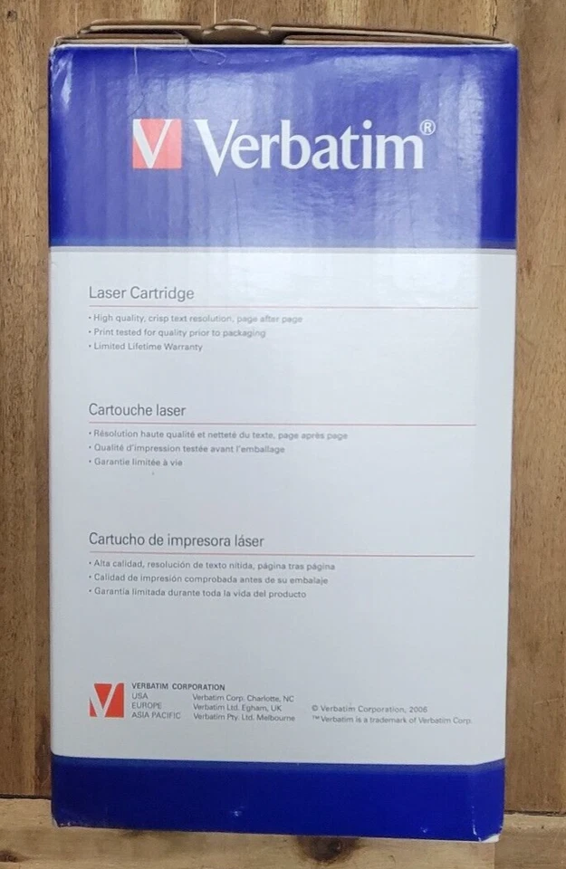 Новый запечатанный Verbatim лазерный струйный картридж черный принтер чернила Q6470A-HP 3600 и 3800 - Изображение 4 из 4
