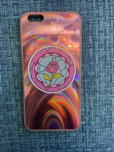 Disney Apple Iphone 6s Plus Pink Case Cover Beauty And The Beast Rose Unique Ebay