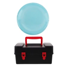  Kids Storage Organizer Containers for Toys Plastic Gyro Travel Case