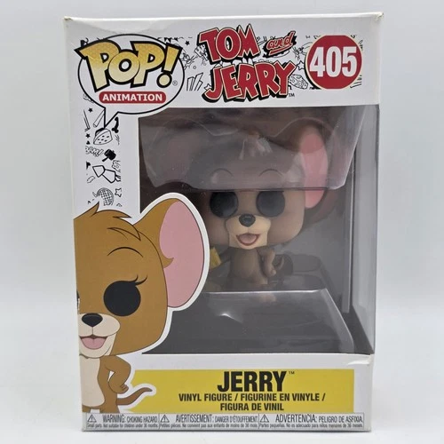 Funko POP! Animation Tom & Jerry Jerry w/ Cheese #405 SEE PICTURES FOR CONDITION