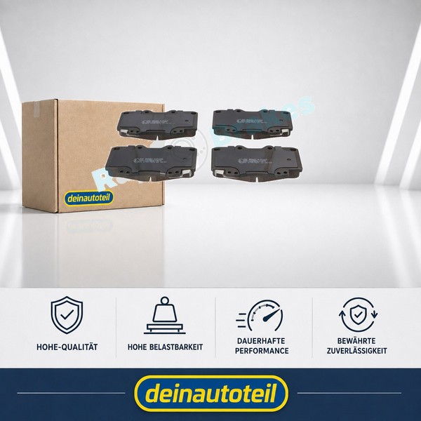 Bremsbelagsatz Scheibenbremse Vorne RAP Brakes R P1218 FüR Toyota-image