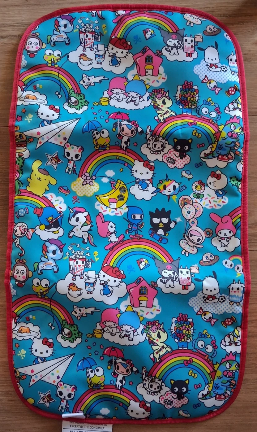 1 x NEW JUJUBE HELLO KITTY CHANGE PAD MAT - PRINT RAINBOW DREAMS - 55cm x 32cm
Opens in a new window