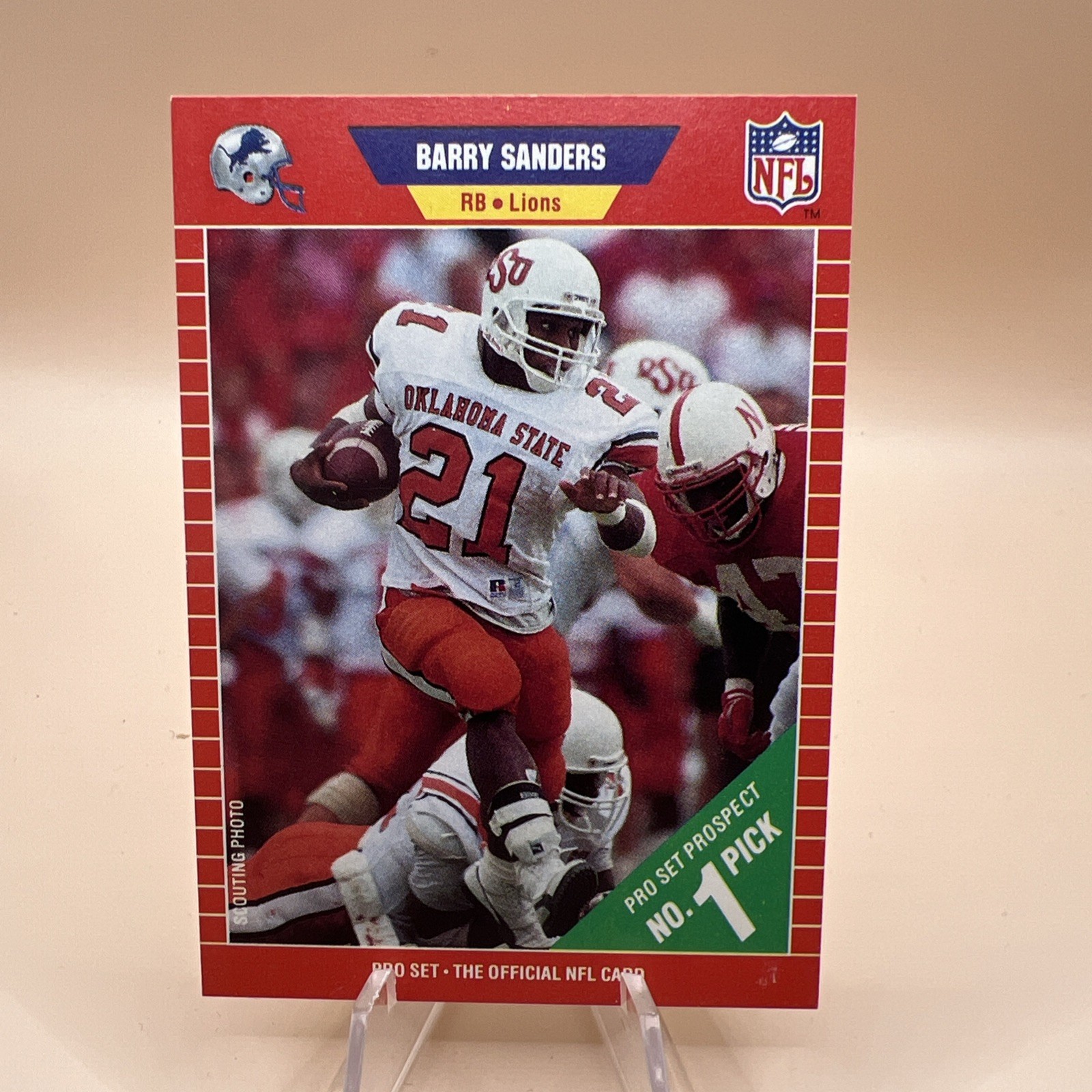 1989 Pro Set - Barry Sanders #494 (RC)