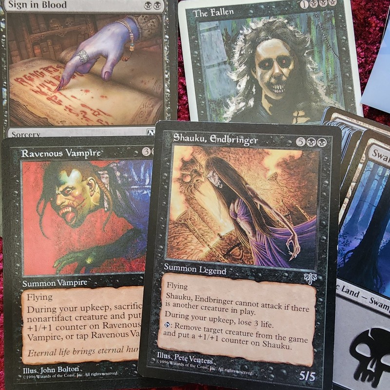Commander Magic Deck 100 Cards = ***Reserved List Shauku, Endbringer VAMPIRES***
