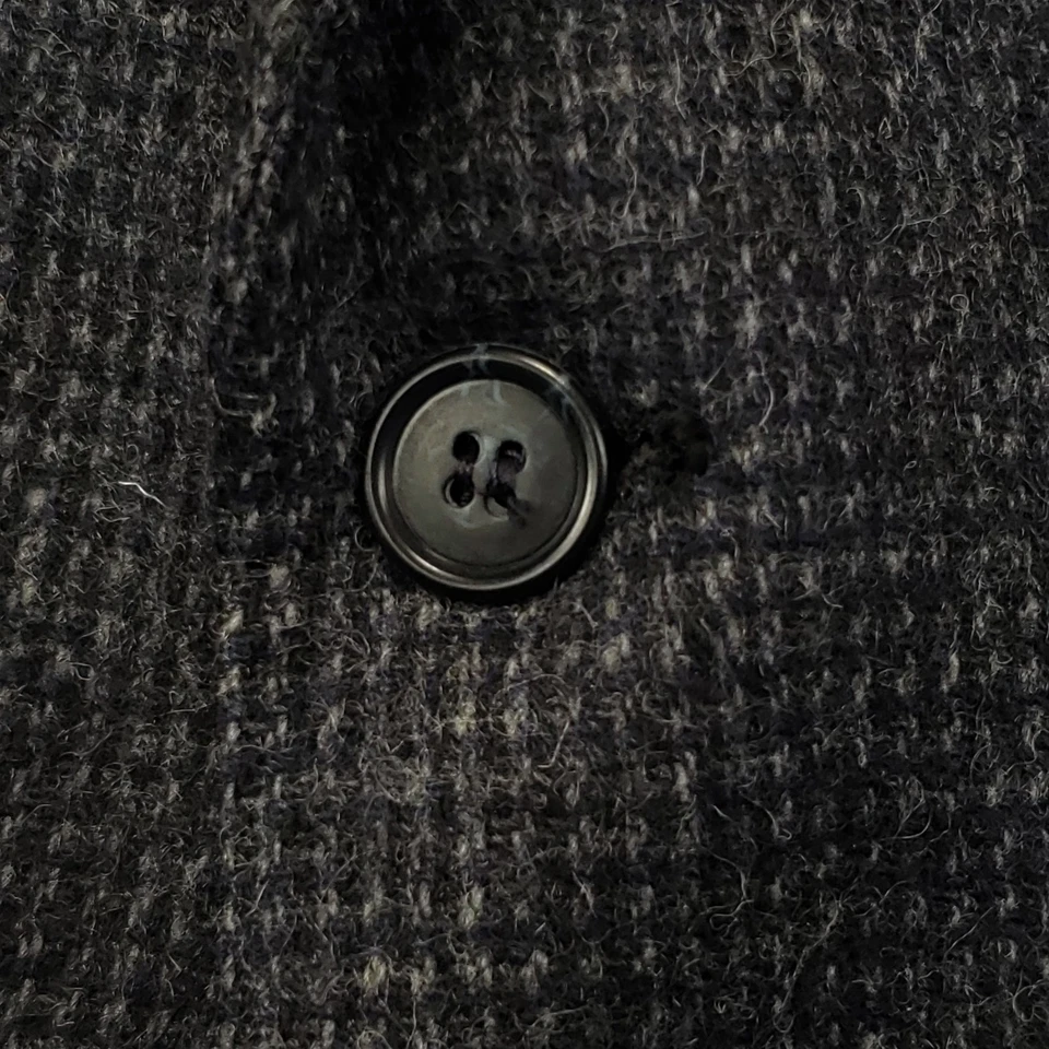 Blazer Barrington Vintage Tweed Hombres Talla 50R Lana Ajustada Dos Botones Ventilación Única Foto 3 de 4