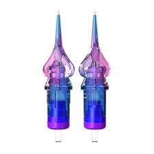 Mast Heart Tattoo Needles Cartridges 20Pcs Disposable 1001RL 1001RL, Blue