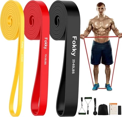 Fokky Fitnessbänder, Resistance Bands Set, Widerstandsbänder Fitnessband mit