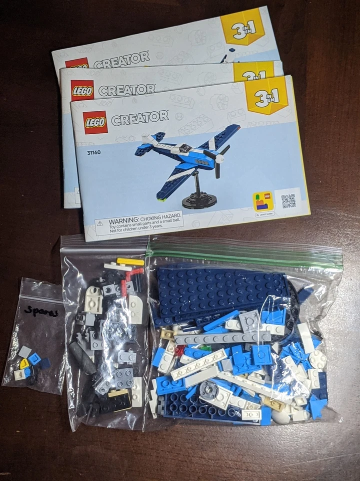 LEGO Creator 3-in-1 Planes Lot: 31160, 31094, 31047, 31011 - Image 2 of 4