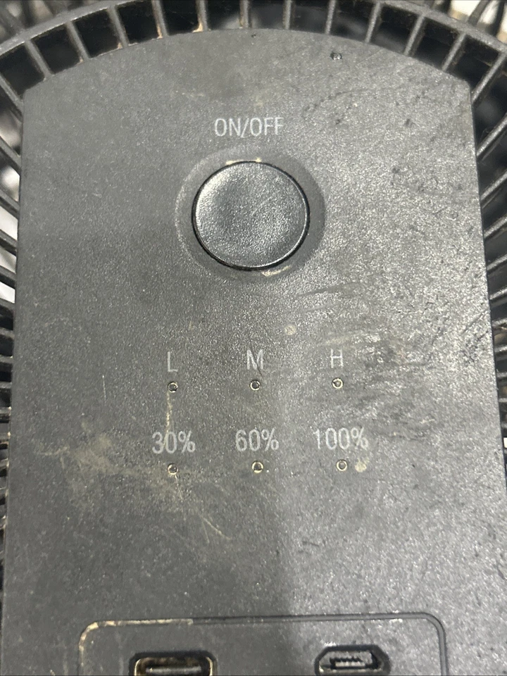 Ventilador de clip portátil Opolar cargador USB no incluido funciona negro Foto 4 de 4