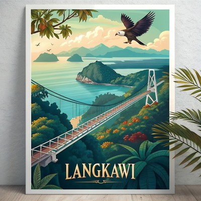 Langkawi Island Malaysia - Exotic Paradise Travel Poster Art Print_moreDetail_4k