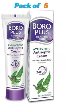 Boro Plus Antiseptic Herbal Cream 40g - Pack of 5 | Skin Care USA Seller