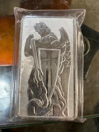 10 oz Archangel .999 Silver Bar - Scottsdale Mint Silver Bullion Bar #A535