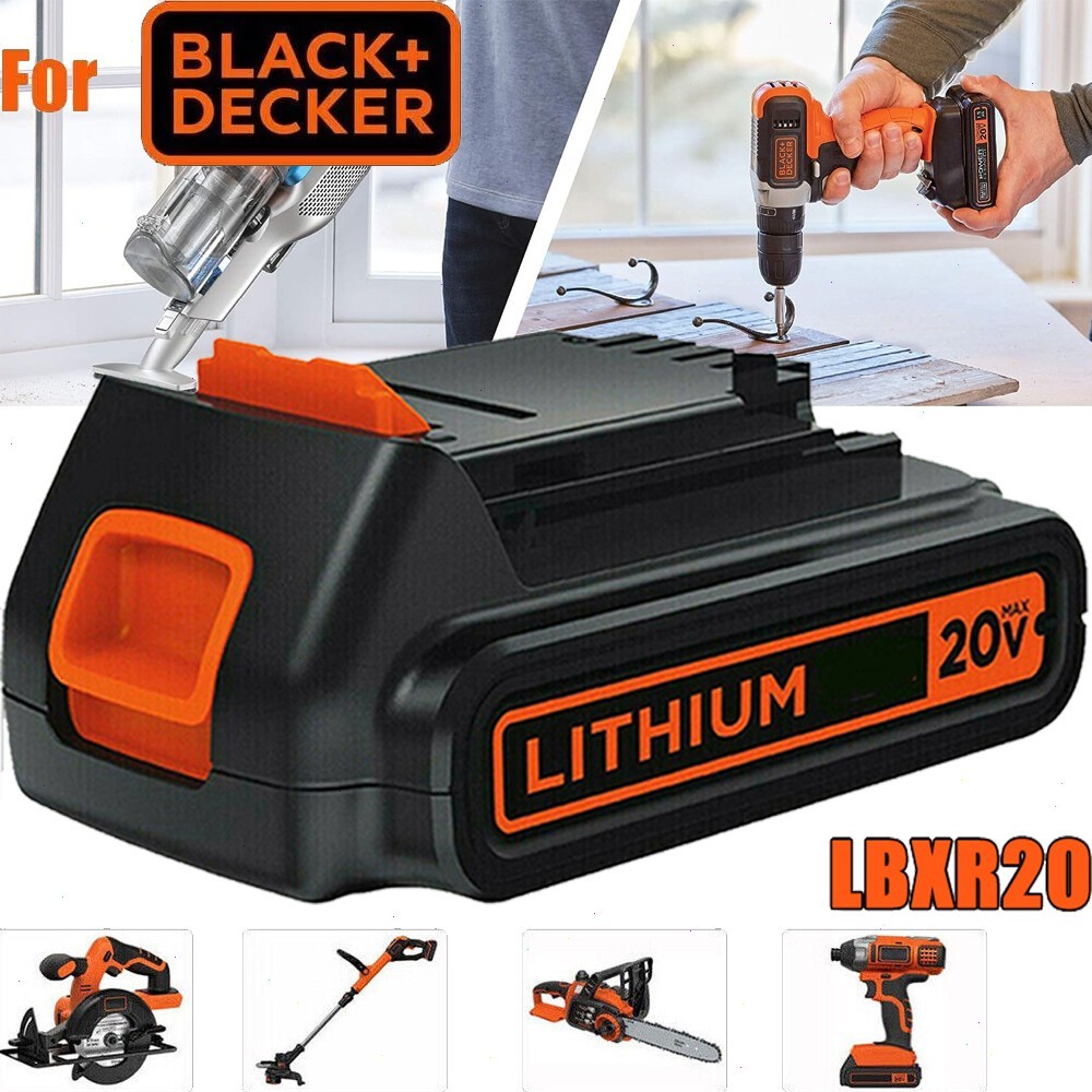 1.5Ah for Black and Decker 20V Lithium-Ion Max Battery 20 Volt LBXR20 LBXR2020