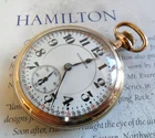 Montgomery Dial Antique Hamilton 992 Railroad Open Face 21 Jewel RR Pocket Watch