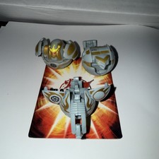 Bakugan Battle Brawlers Lot of 3 Haos White Figures + Card Team Set
