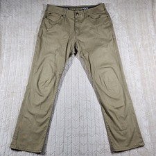 Lee Pants Men 34x30 Tan Extreme Motion Performance Straight Fit Tapered Leg