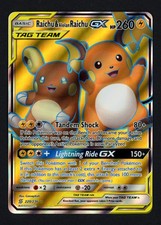 Raichu & Alolan Raichu GX 220/236 SM - Unified Minds Full Art Ultra Rare Pokemon on eBay