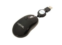 10X Maus Logilink Usb Mini Optisch 800Dpi M. Kabeleinzug