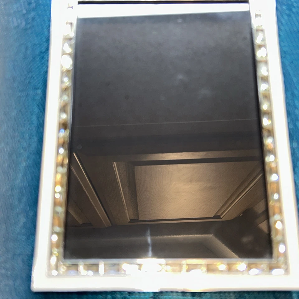 Marco de fotos Heze Baishida esmalte brillante con cuentas 5 x 7 independiente Foto 3 de 4