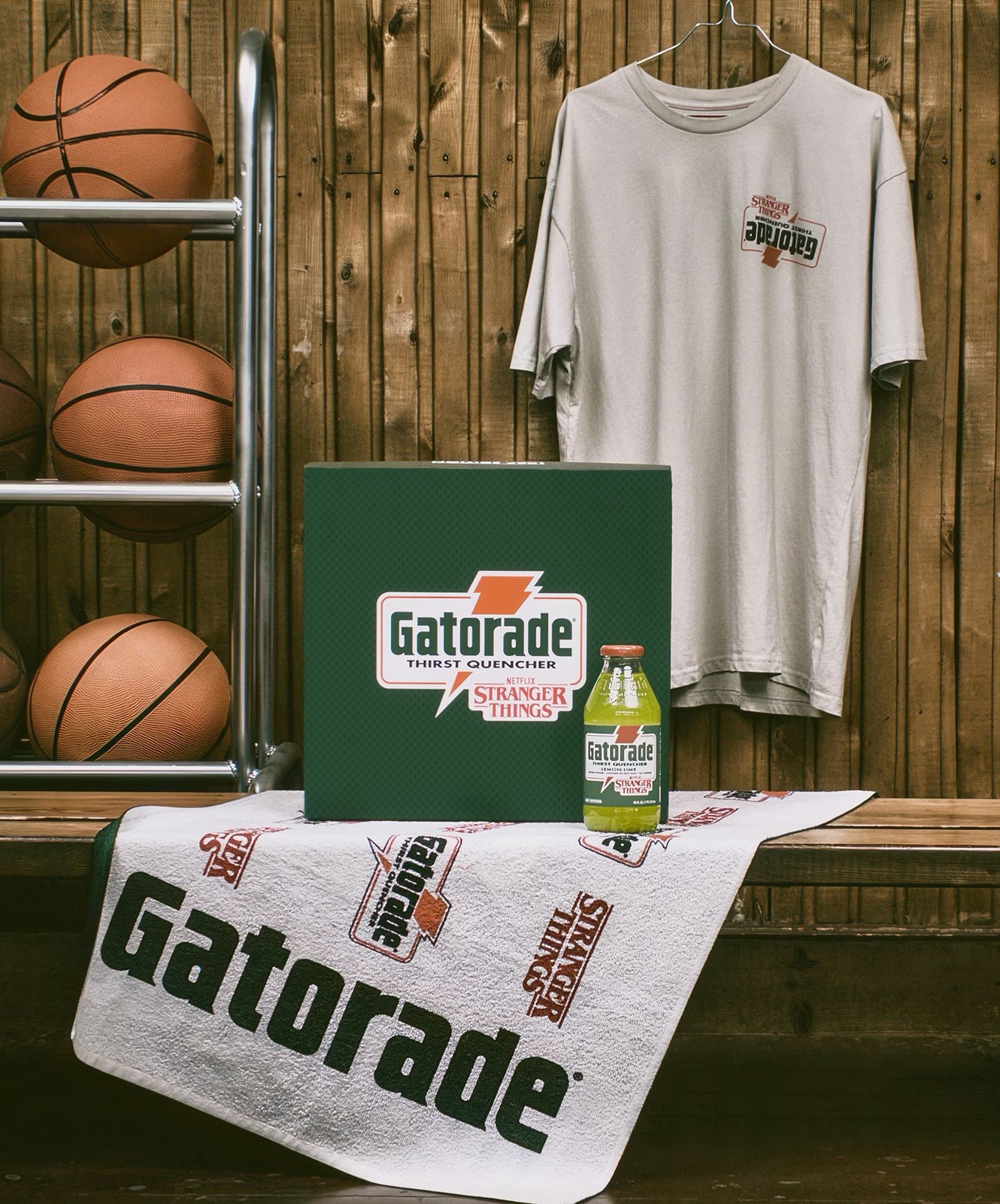 Stranger Things X Gatorade 1987 Hawkins Capsule Presale SIZE LARGE