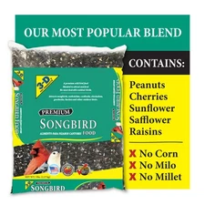 3-D Pet Products Premium Songbird Blend Dry Wild Bird Food, 5 lb. 1 Pack, Does