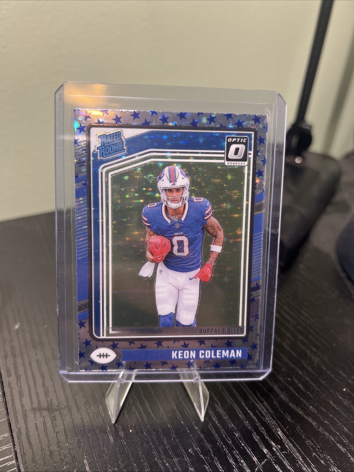 2024 Panini Donruss Optic - Rated Rookie Keon Coleman #263 Stars Prizm (RC)