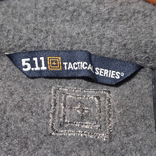 511 Tactical Series Fleece Men's L Full Zip Jacket Reinforced Shoulder & Elbow - Picture 3 of 10