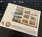 Isle of Man 2016 WWI BATTLE THE SOMME First Day Cover FDC SPECIAL MINISHEET U/A