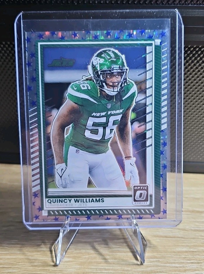 Quincy Williams 2025 Panini Donruss Optic - #116 Stars Prizm New York Jets NFL
