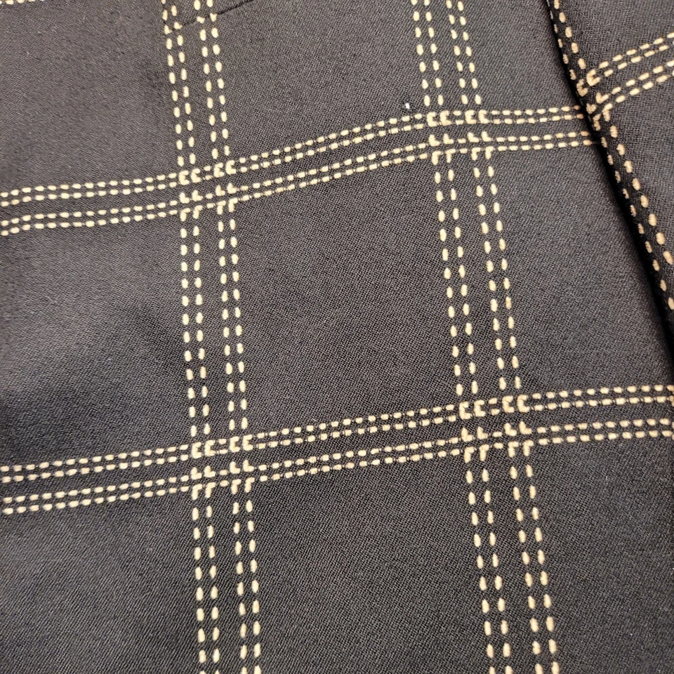 Casaco masculino Steve Harvey Collection blazer preto 49L lã bordado SH7007 - Imagem 2 de 4