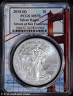 2014-(S) $1 American Silver Eagle PCGS MS 70 | Uncirculated UNC BU