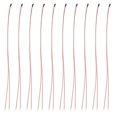 10PCS 10k NTC Thermistor Temperature Sensor with 100mm Wire