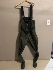 TIDEWE Bootfoot Chest Wader Boot  Size 11 2-Ply Nylon/PVC Waterproof Fishing