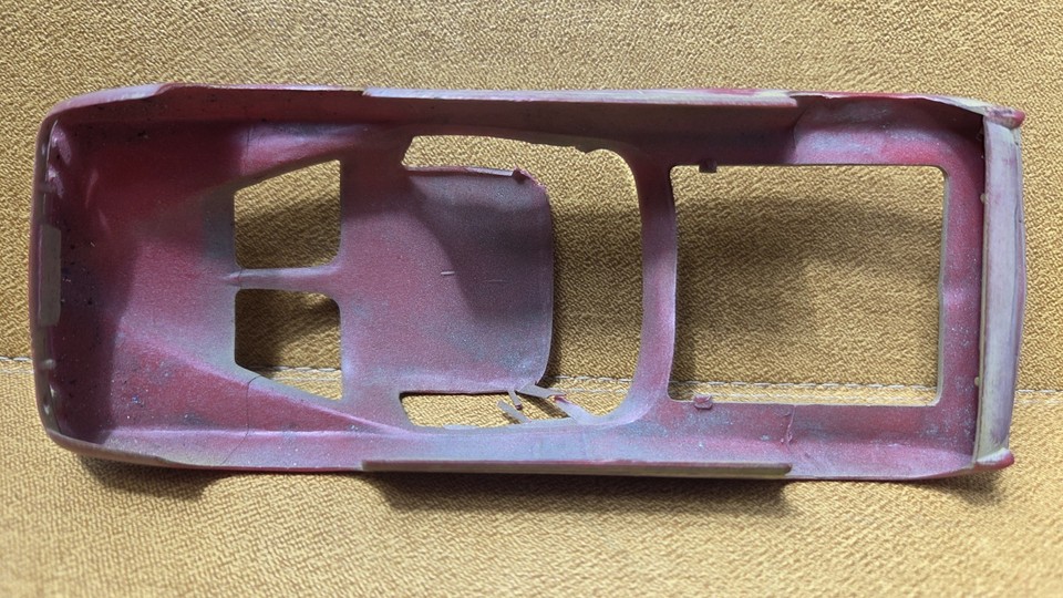 Window Shell Parts 1963 Corvette SPLIT WINDOW BODY SHELL 1:25 scale AMT USED Model Kit ...