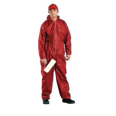 KOM Maleranzug | Ganzkörperanzug | Overall | Schutzanzug | Lackieranzug | Rot...