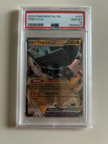 2023 POKEMON PALDEA EVOLVED #127/193 TING-LU EX PSA 10 GEM MINT
