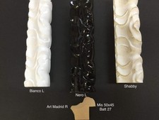 Specchio specchiera classica quadro barocco su misura legno colore bianco lucido