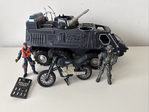Lanard APC Polizei Männer Kampf Figuren Fahrzeuge Spielzeug Chap Mei - Bild 5 von 7