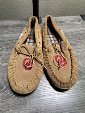 Collegiate Footwear Oklahoma University Moccasin Slippers Men 11/12 Women 13/14