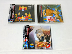 Neo Geo Game CD 3 Set Real Bout / Ryuko no Ken 2  / Fatal Fury Garou Densetsu 3