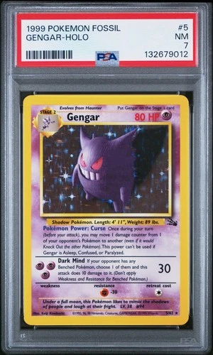 Gengar 20/62 Fossil Regular