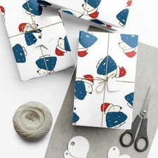 Wrapping Paper Sheet – Snoopy Holiday Gift Wrap – 29 x 72 in