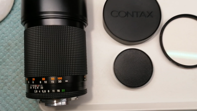 完動品 CONTAX Carl Zeiss Sonnar 180mm F2.8 CONTAX CARL ZEISS SONNAR T* 180mm F2.8 LENS C/Y MM JAPAN / EX+