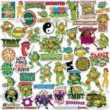 TEENAGE MUTANT NINJA TURTLES VARIETY DIE CUT VINYL 50 CT STICKER PACK
