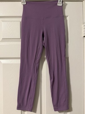Women s Lululemon Align High-Rise Crop 23'' Wisteria Purple Size 4 W6BGLS