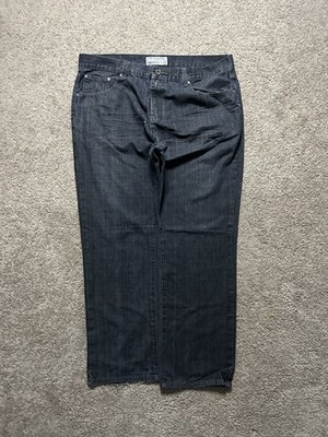 ECKO UNLTD Wide Leg Baggy Skater Y2K Denim Jeans Black Size 40x30