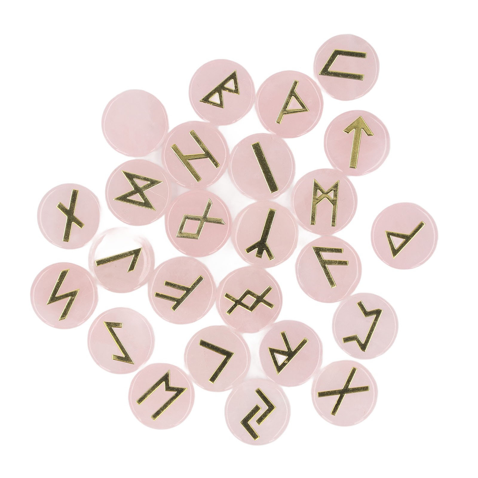 Rune Stone Set Virgin Letters Script Witch Runes Set Glossy Exquisite For