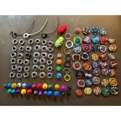 100+ Lot Beyblade Metal Fusion Burst Bakuten Shoot Toys Tomy Hasbro Takara